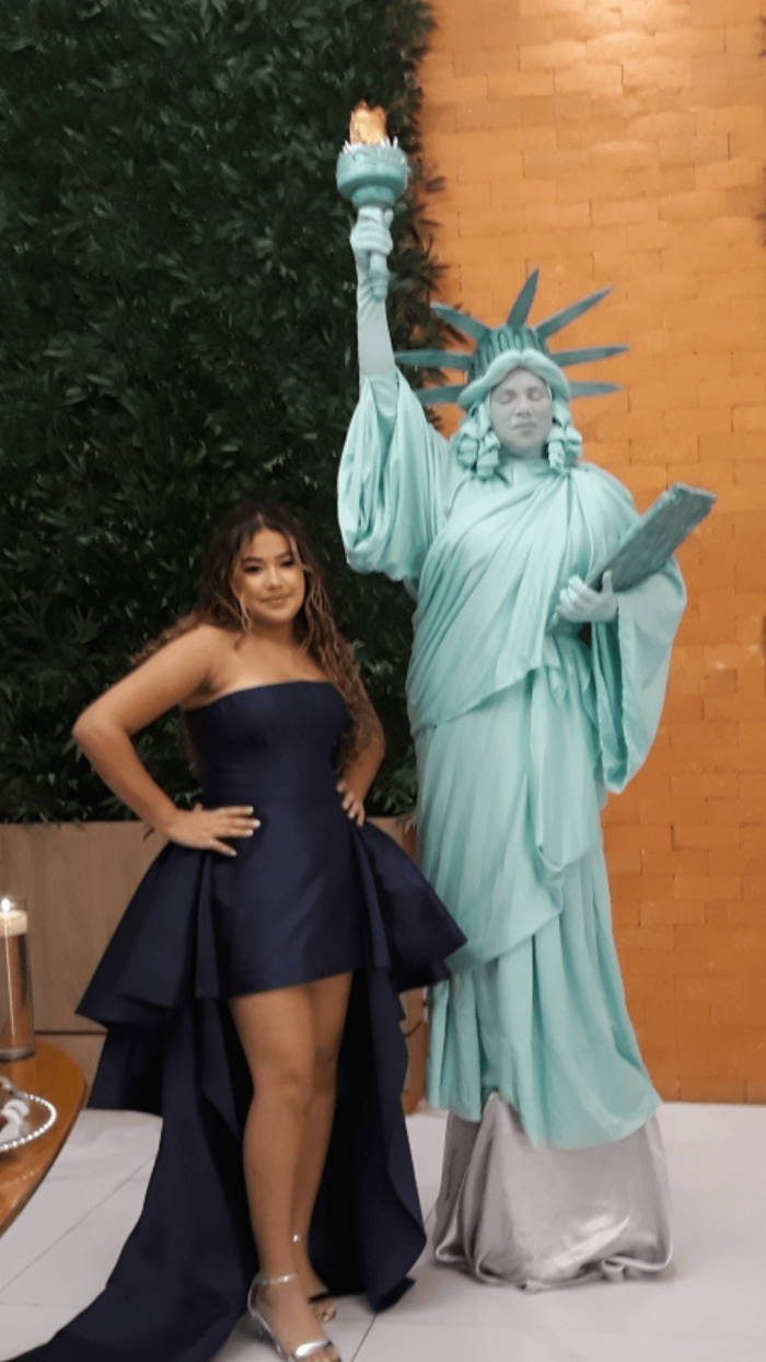 estatua viva